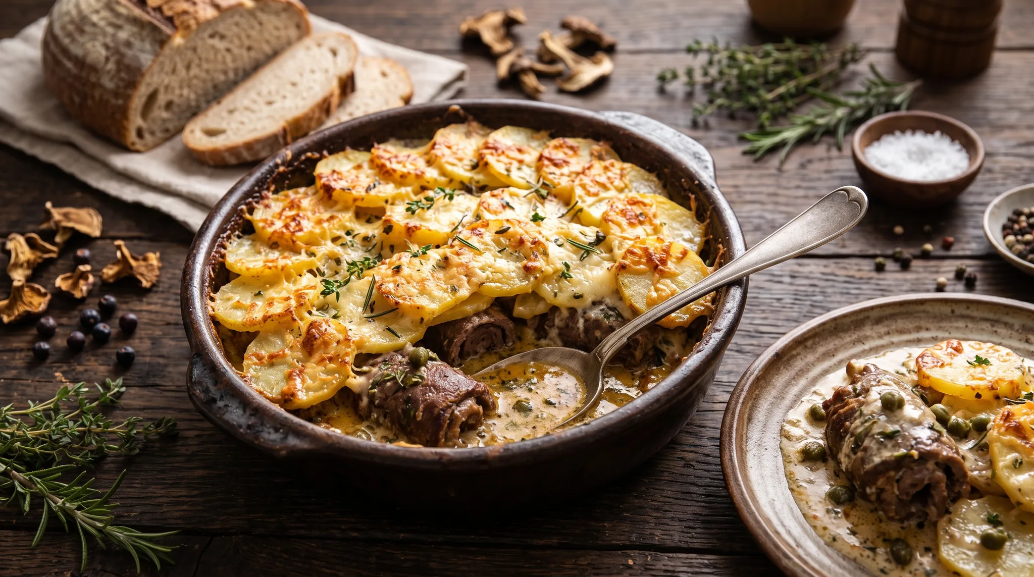Królewskie zrazy bite w śmietanie